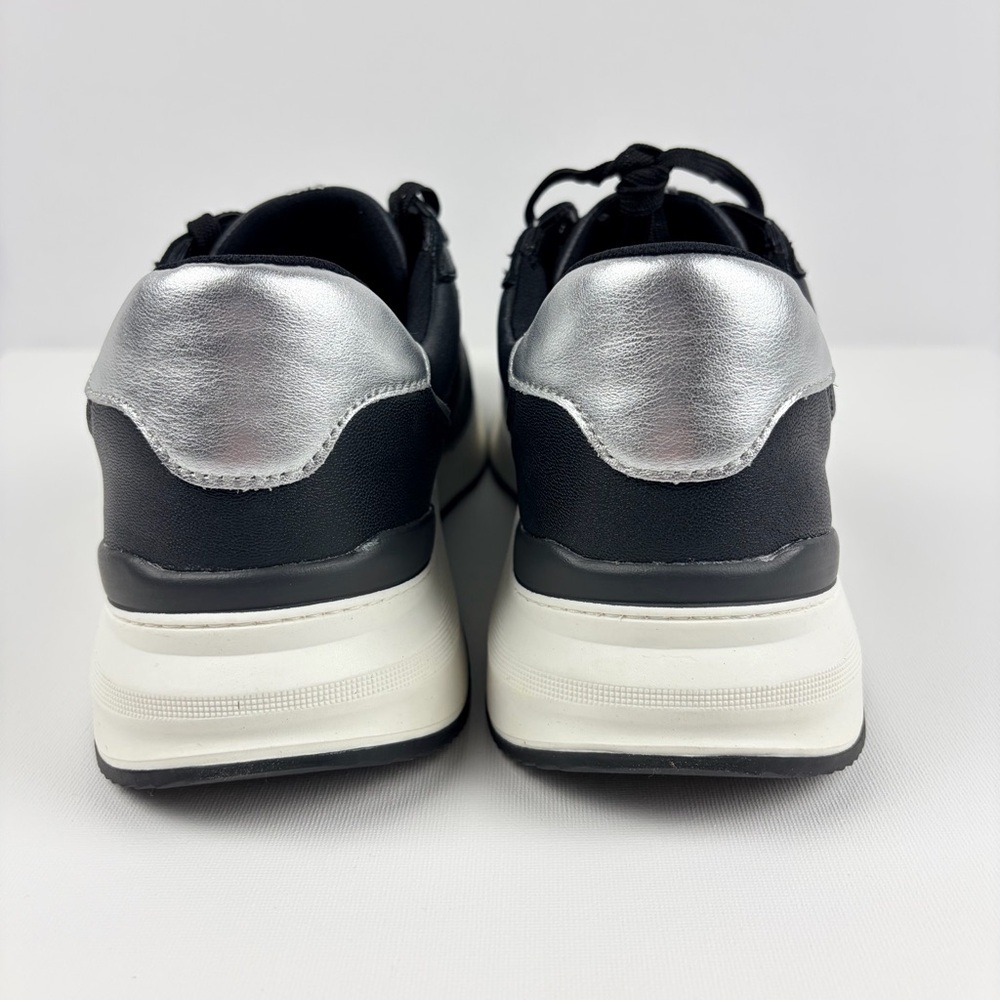 Naturalizer Blossom Black Leather Platform Sneakers Women’s 12M Comfort Shoes - Picture 5 of 10